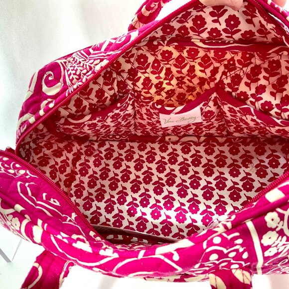 Vera Bradley Twirly Birds Pink Quilted Bag - Picture 5 of 10